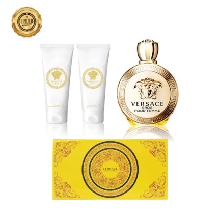 Eros Pour Femme Eau De Perfume Giftset 100 Ml + Shower Gel & Body Lotion 100Ml
